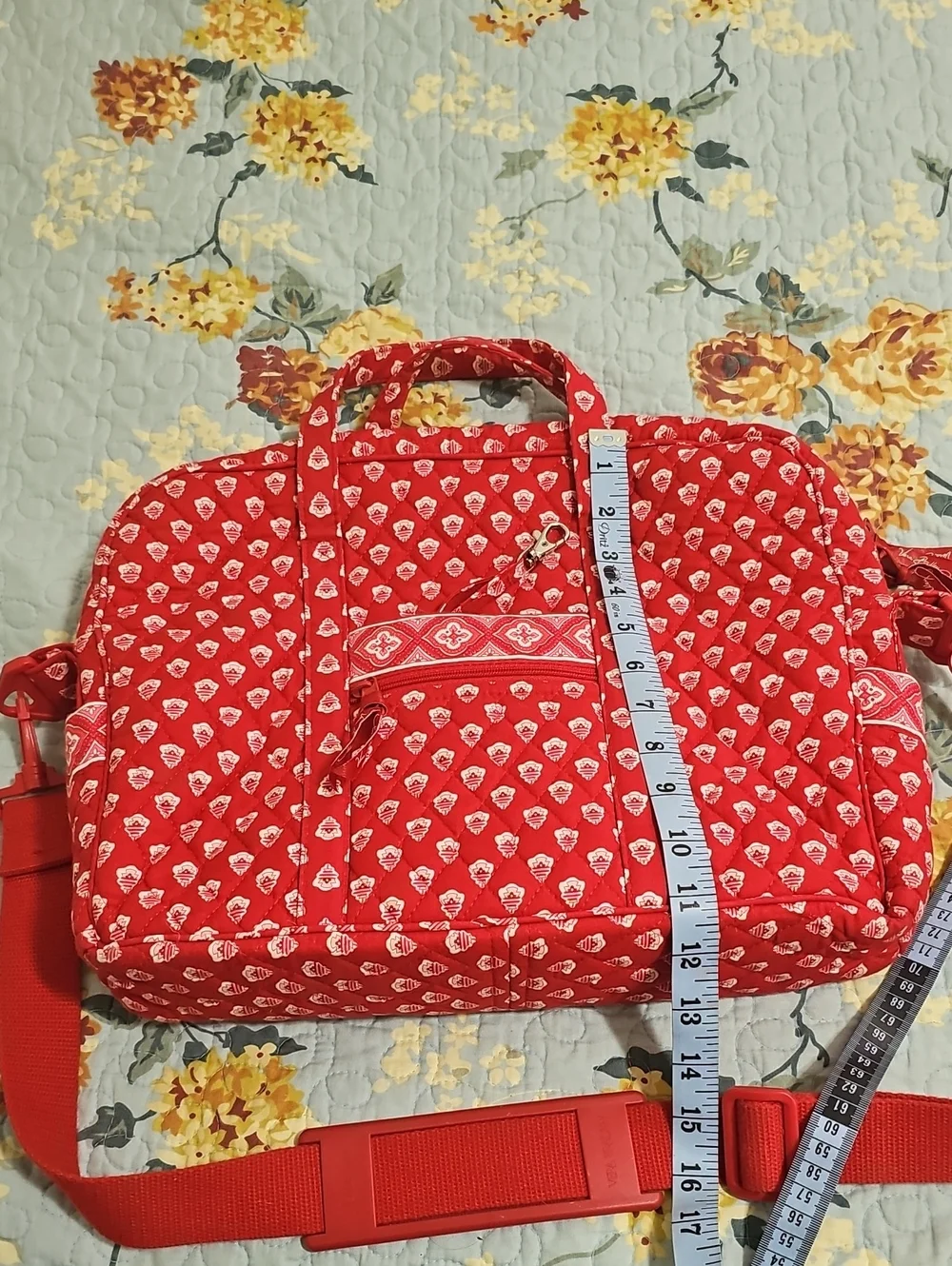 Vera Bradley Laptop Bag, School Bag, Crafts & Books Bag. Washable. Aprox 11